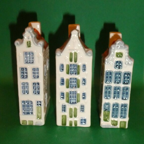 Set Of 3 Royal Goedewaagen Poly Delft Holland Hand painted Amsterdam - Picture 2 of 14